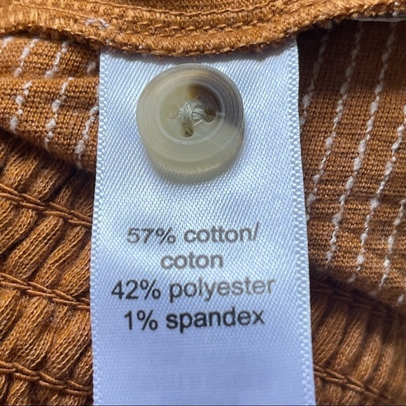 Maurices Mustard Yellow Gold Drawcord Waist Pocket Sleeveless Jumpsuit S - Picture 9 of 9